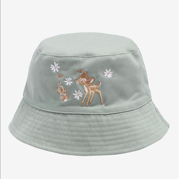 𝅺OUR Universe Disney Bambi & Thumper reversible youth floral bucket hat - Picture 1 of 2